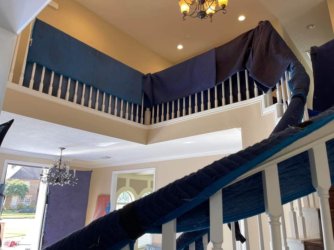 Covered banister. moving company in Fort Lauderdale