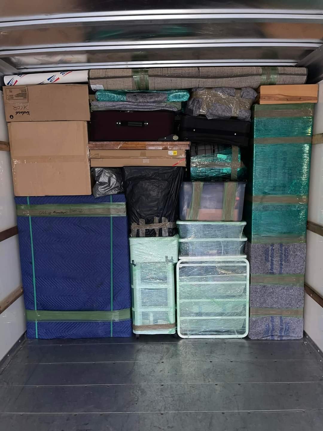 Boxes in a moving truck, Container Loading and Unloading Services in Orange Park, FL Image