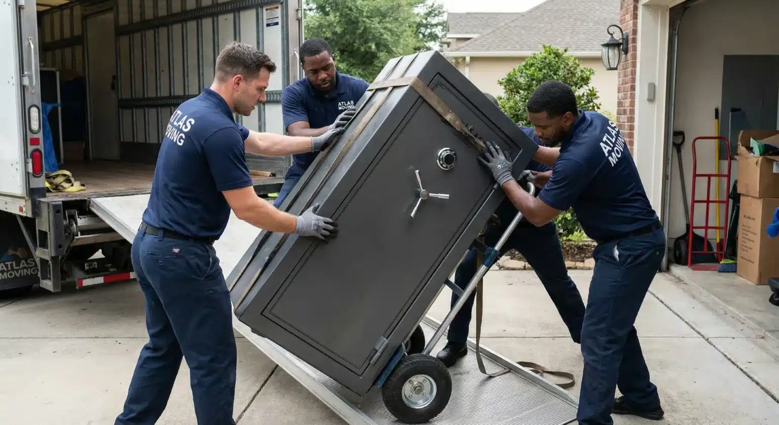 professional movers ensuring the delivery of furnitures