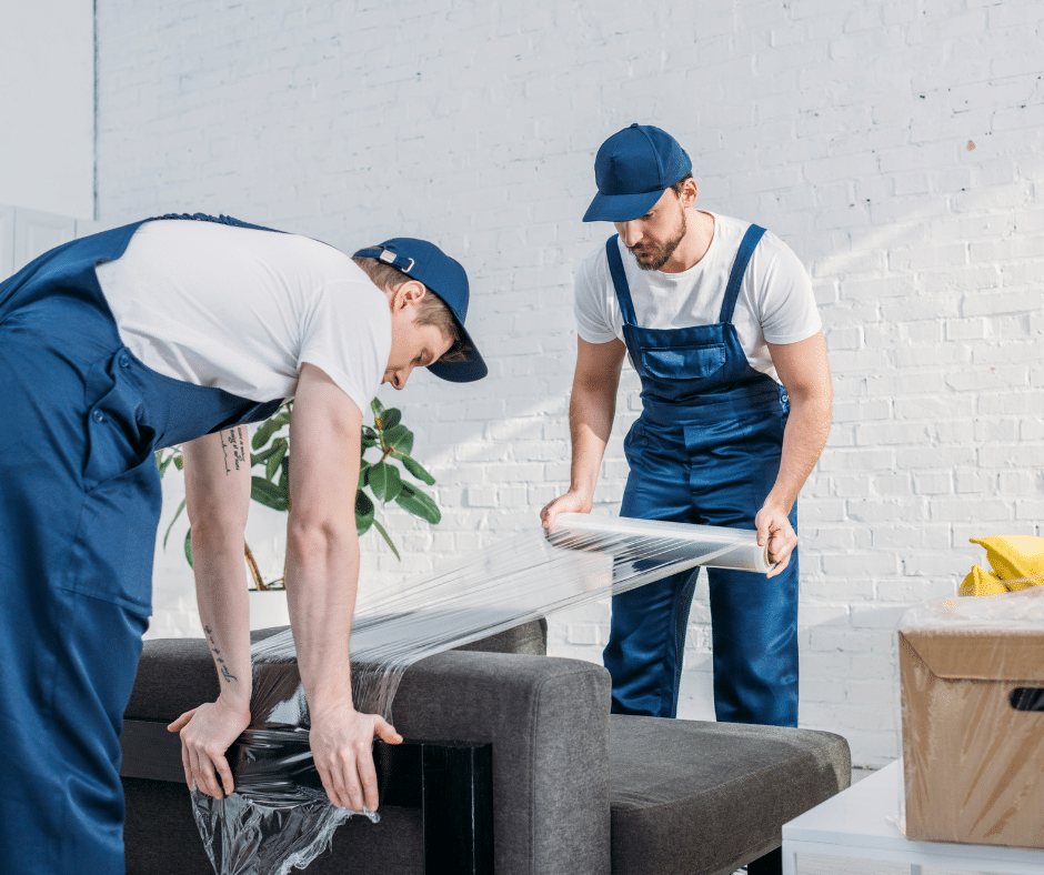 furniture delivery at a new home to a ponte vedra resident