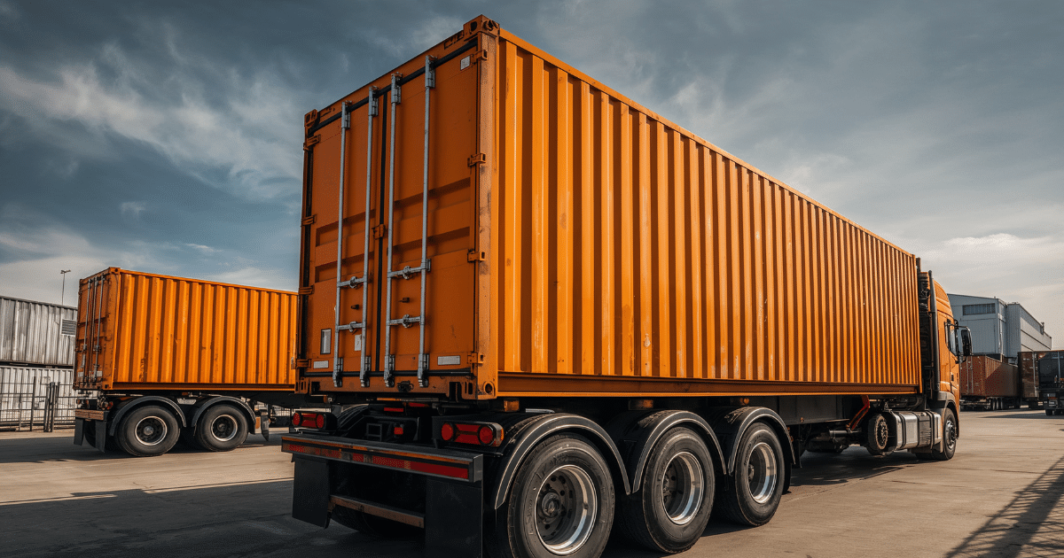 container, loaded and ready to go