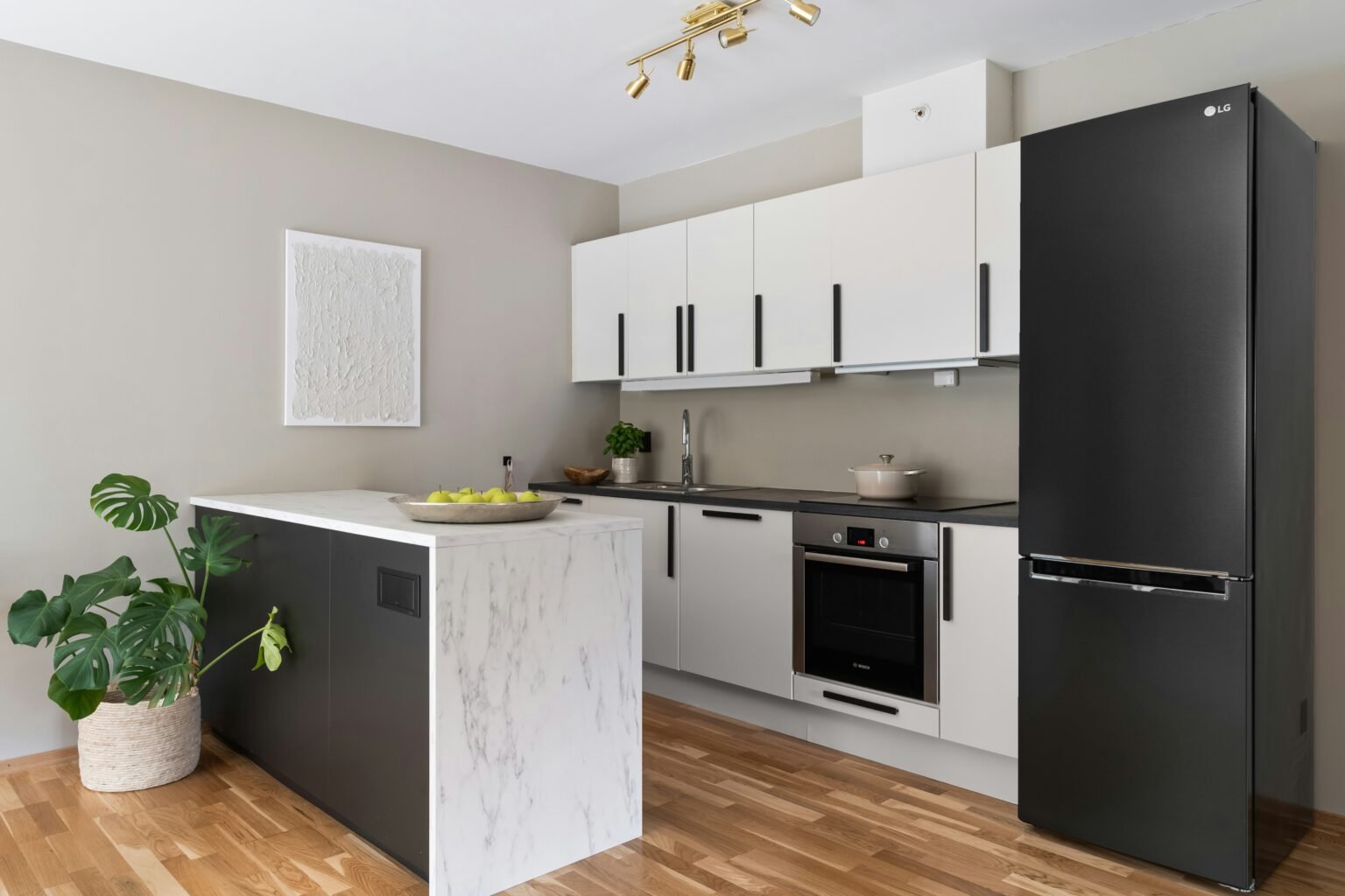 apartment interior after a professional moving service