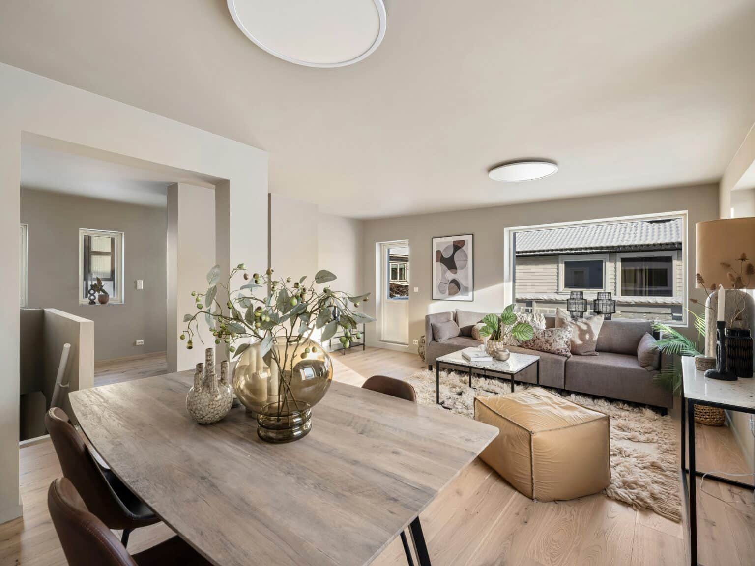 apartment interior after a moving service