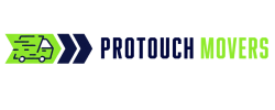 ProTouch Movers logo with moving truck icon and company name